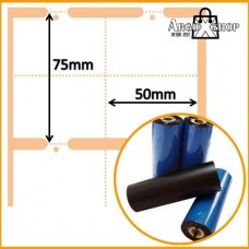 Etiquetas de Papel Cartão Não Adeivo 170 Gramas + Ribbon Cera 450 Metros